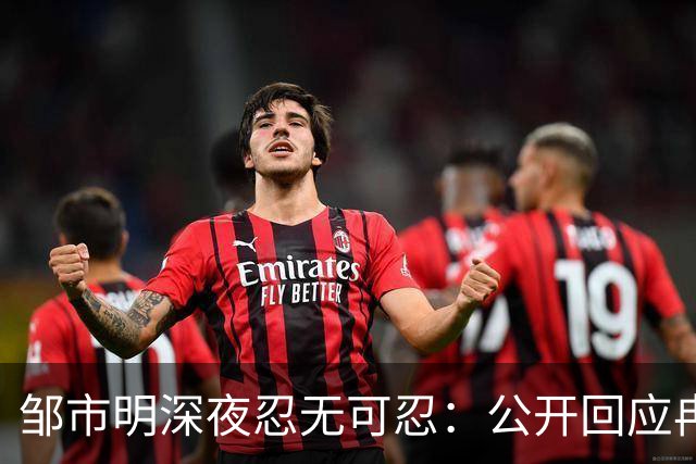 邹市明深夜忍无可忍：公开回应冉莹颖为娘家利益输送传闻，我们都被骗了